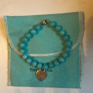 Tiffany Blue Bead Bracelet